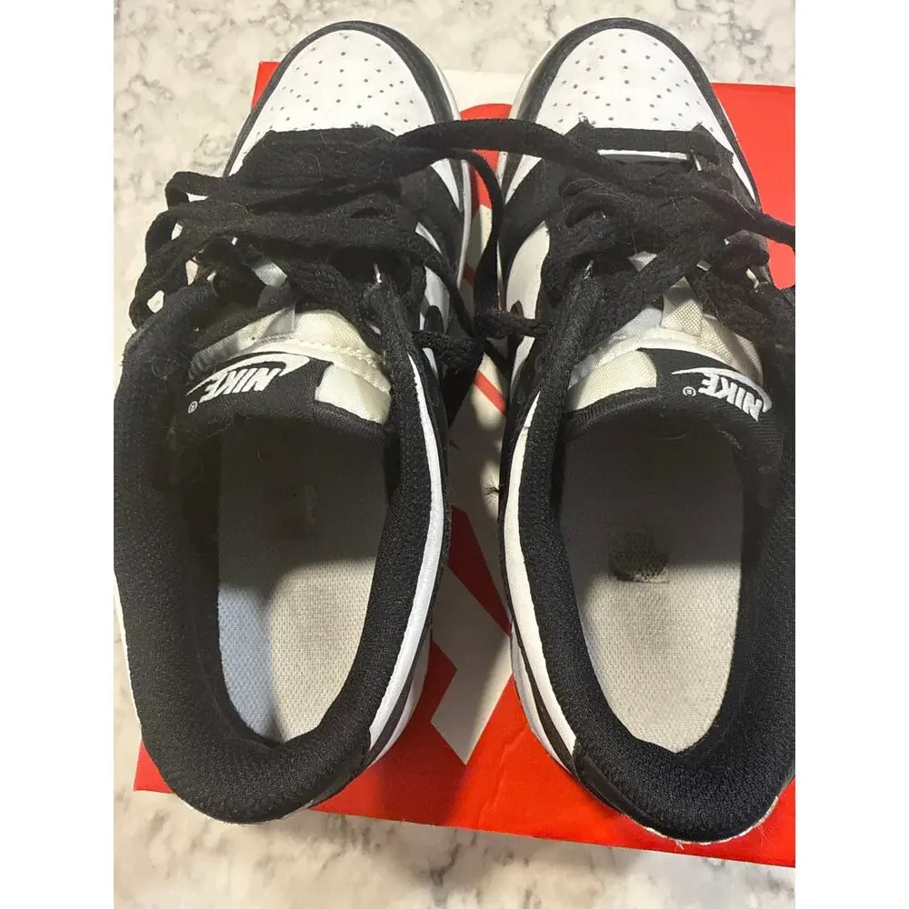 Nike Dunk Low GS Panda Black White Kids Size 5Y CW1590-100 w/ Box